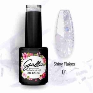 Ημιμόνιμο Βερνίκι Gellie Shiny Flakes 1 - Image 1