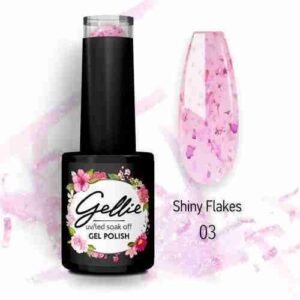 Ημιμόνιμο Βερνίκι Gellie Shiny Flakes 3 - Image 1