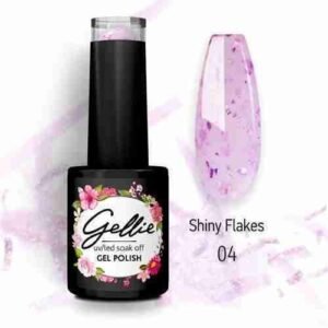 Ημιμόνιμο Βερνίκι Gellie Shiny Flakes 4 - Image 1
