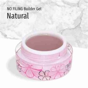 JK No Filing Builder Gel - Natural - Image 1